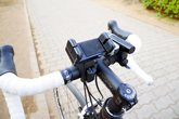 携帯電話・スマートフォン用 自転車＆バイク用 ダブルロック取付キット